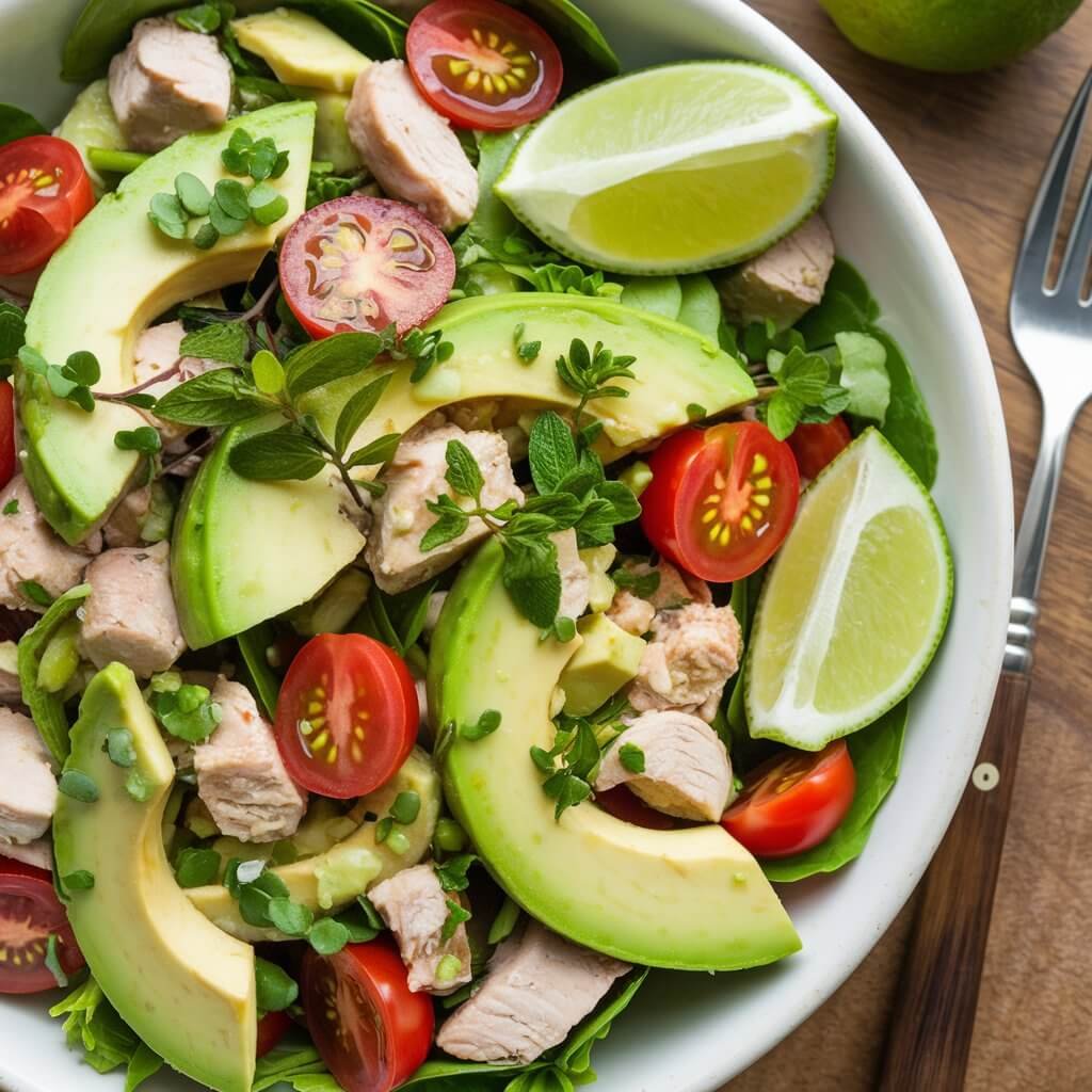 Avocado and Chicken Salad