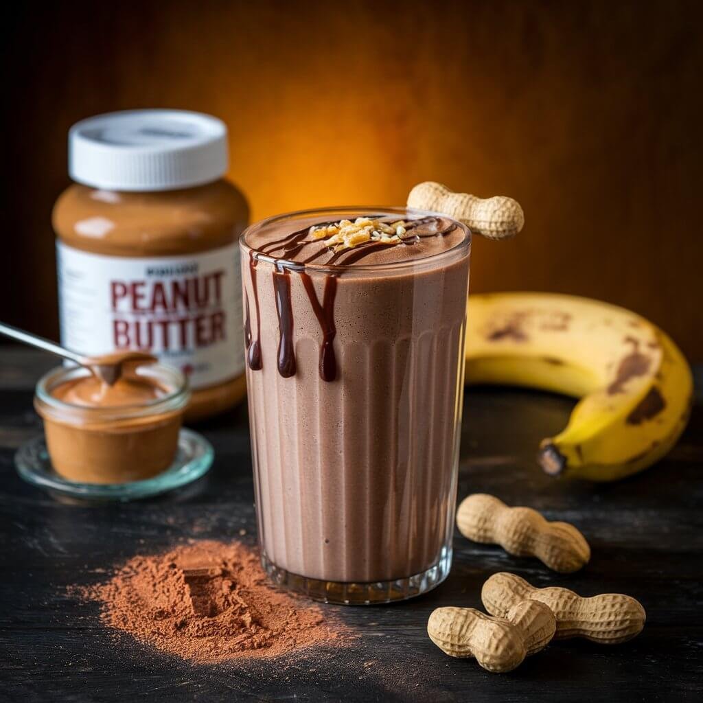 Chocolate Peanut Butter Smoothie