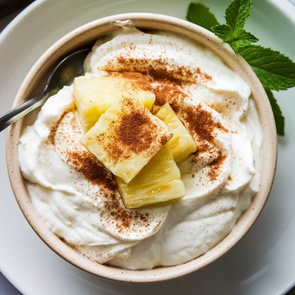 Cottage Cheese with Pineapple