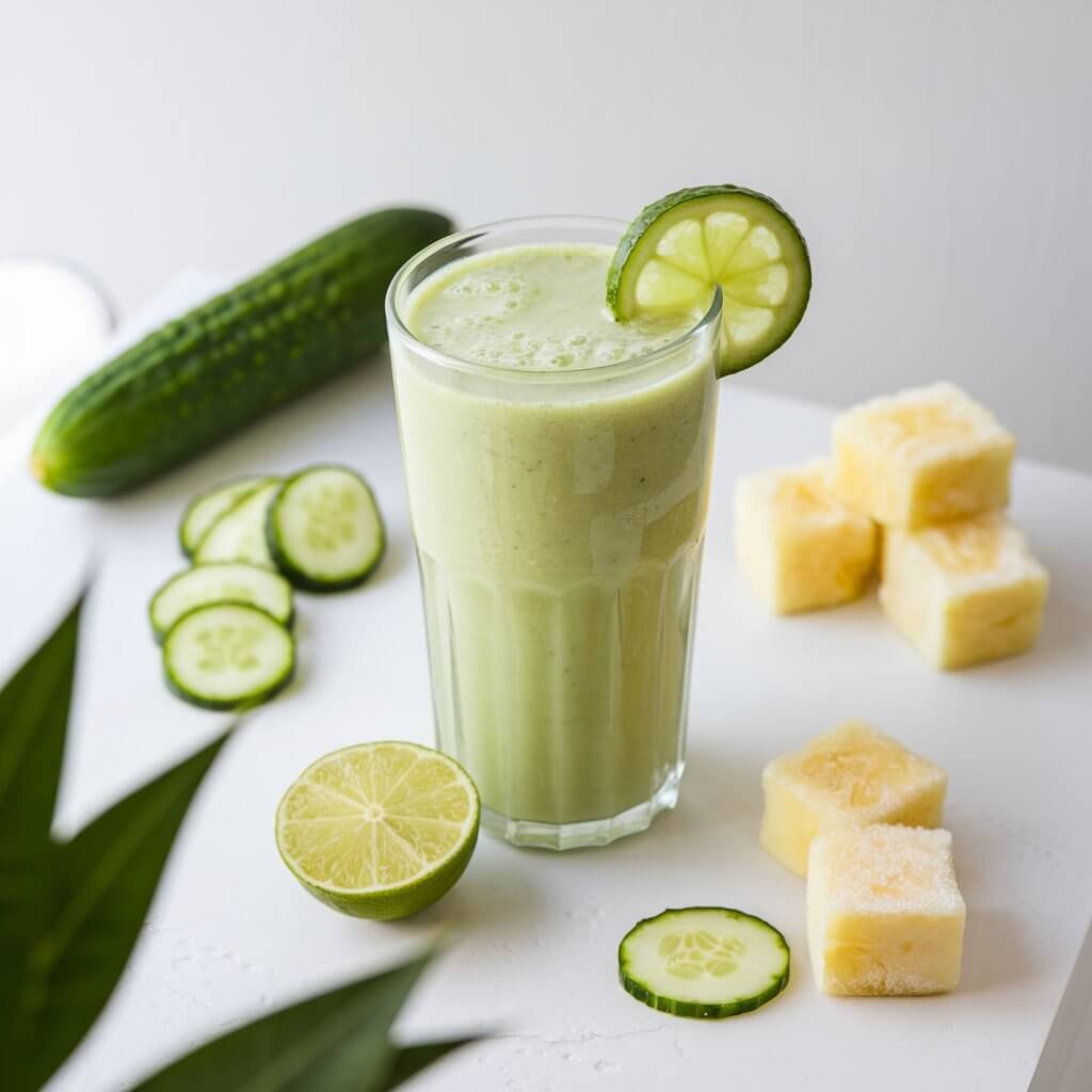 Cucumber Lime Detox Smoothie