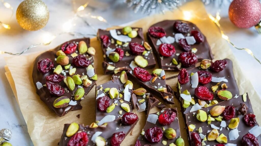 Low-Sugar Chocolate Bark