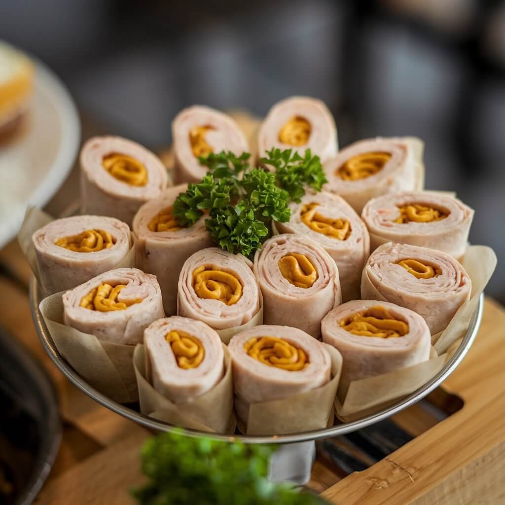 Mini Chicken Sausage Wraps: