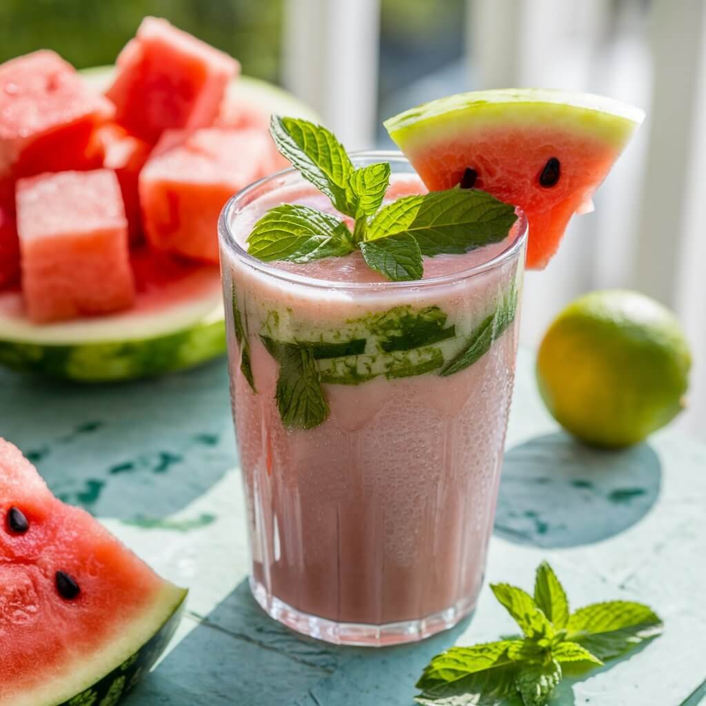 Watermelon Mint Cooler Smoothie
