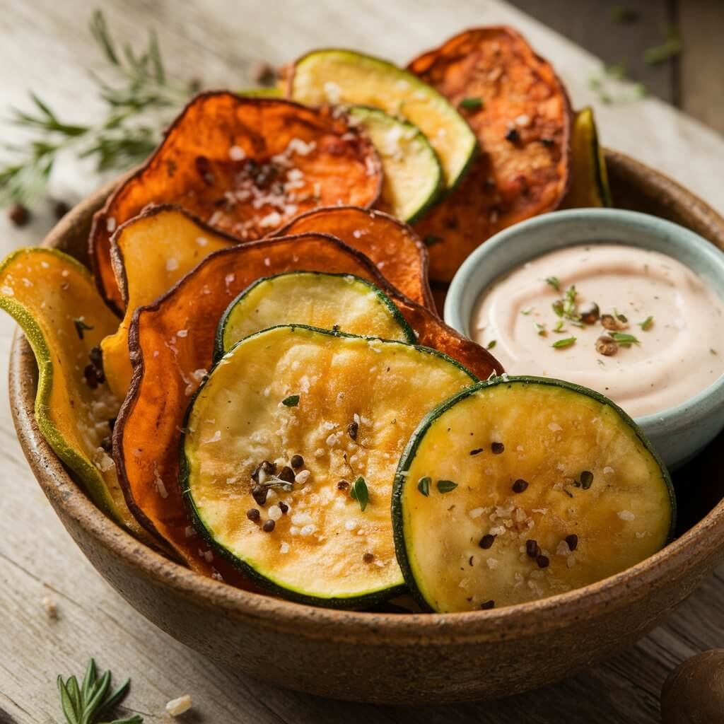 Air Fried Veggie Chips
