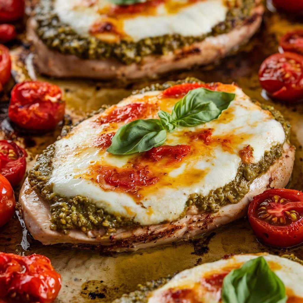 Baked Pesto Chicken