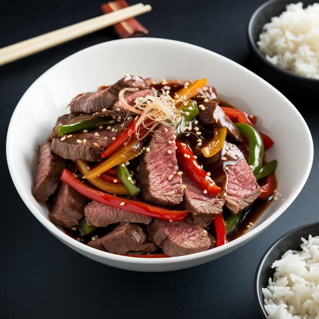 Beef and Bell Pepper Stir Fry