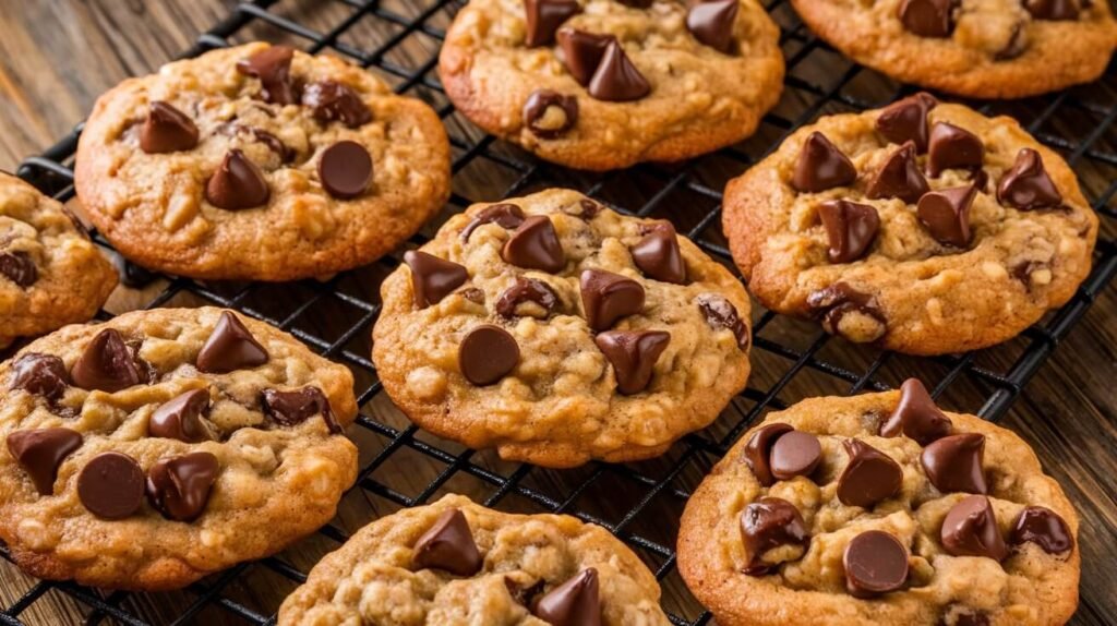 Chocolate Chip Oatmeal Cookies