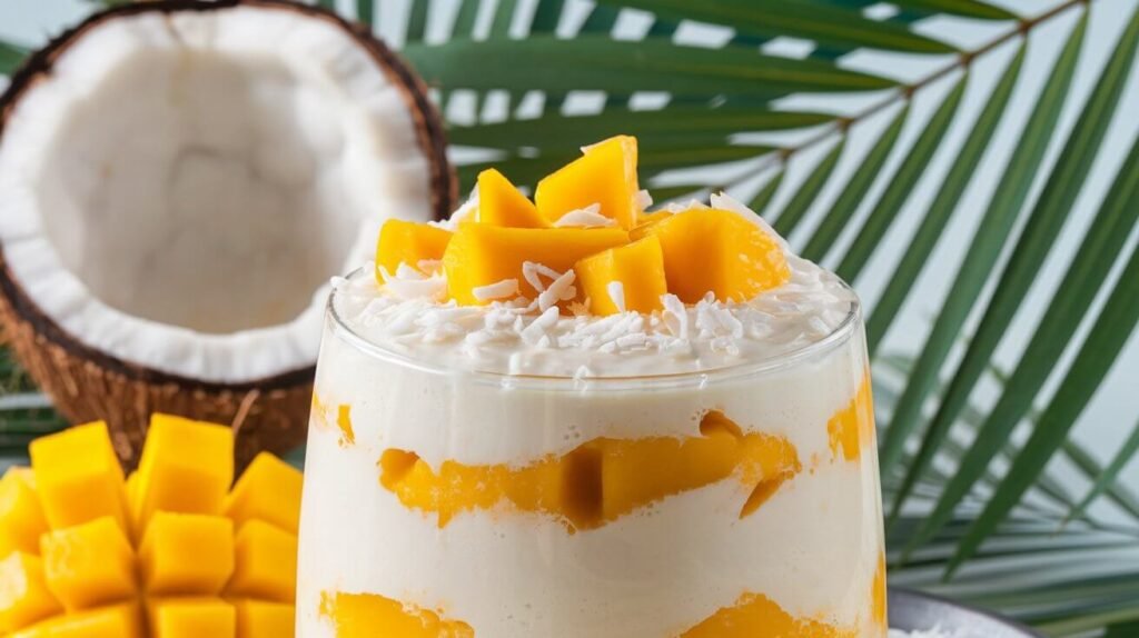 Coconut Mango Chia Seed Pudding