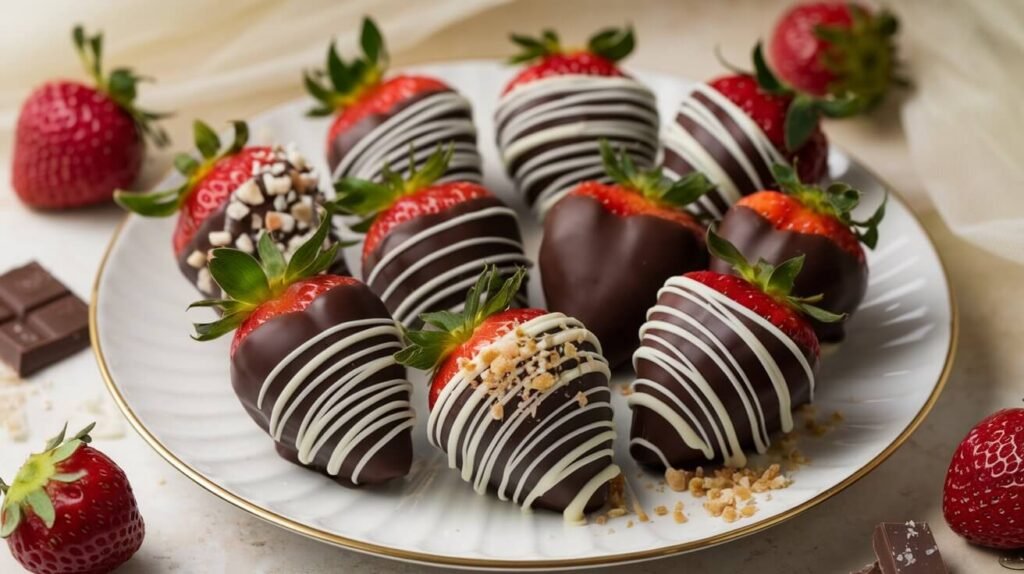 Dark Chocolate Dipped Strawberries