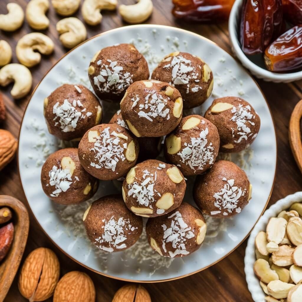 Energy Balls with Nuts and Dates