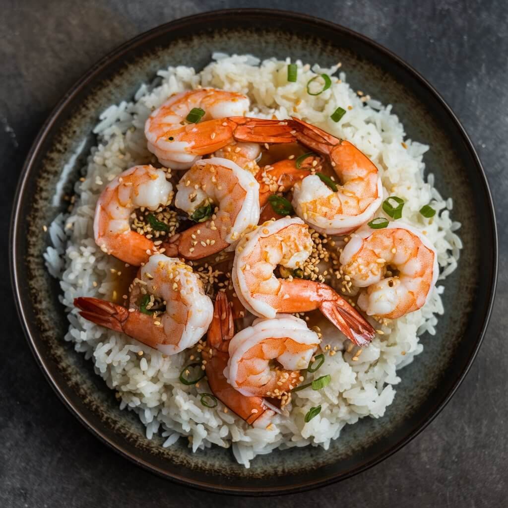 Ginger Sesame Shrimp Stir Fry