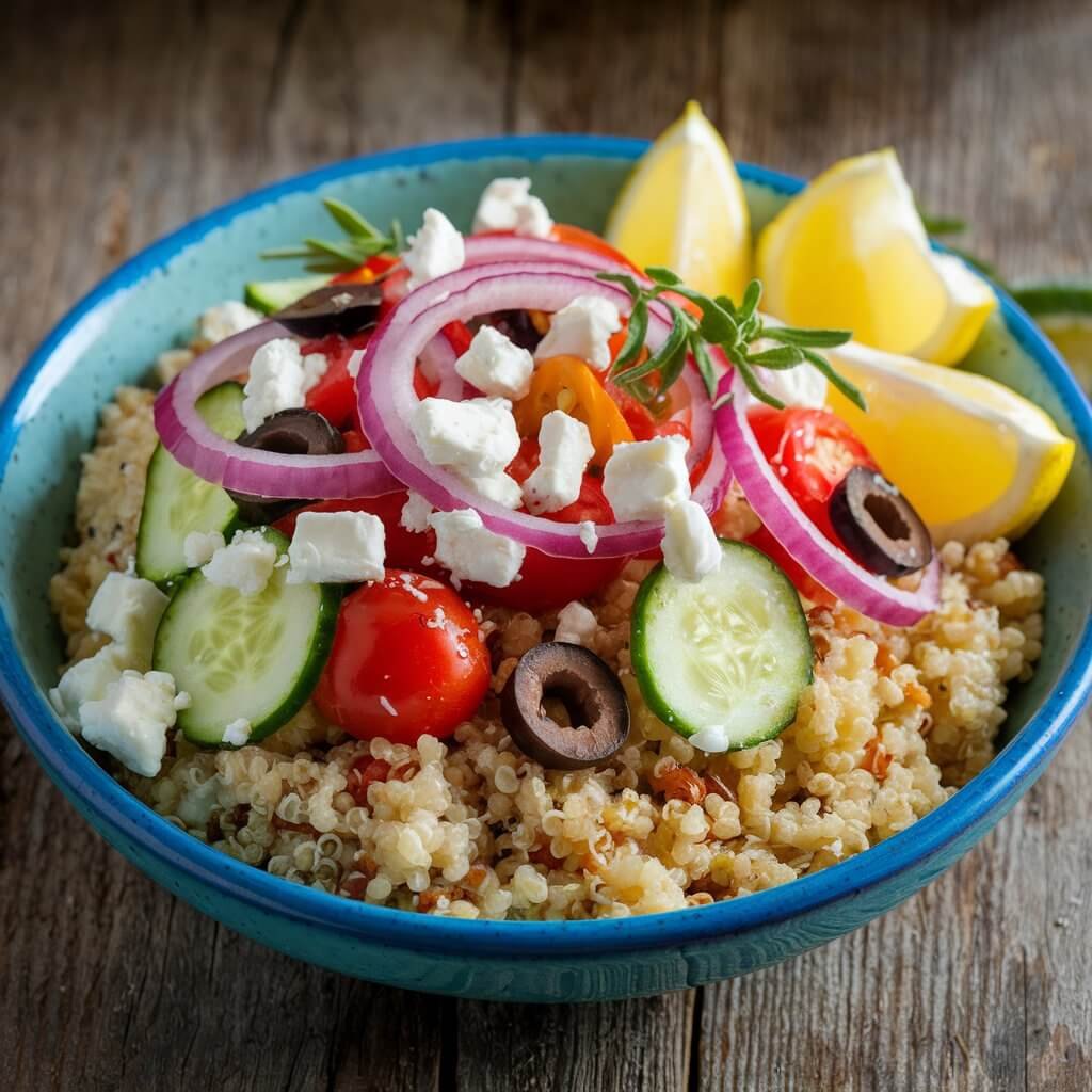 Mediterranean Quinoa Bowl