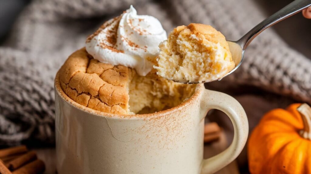Pumpkin Spice Mug Cake