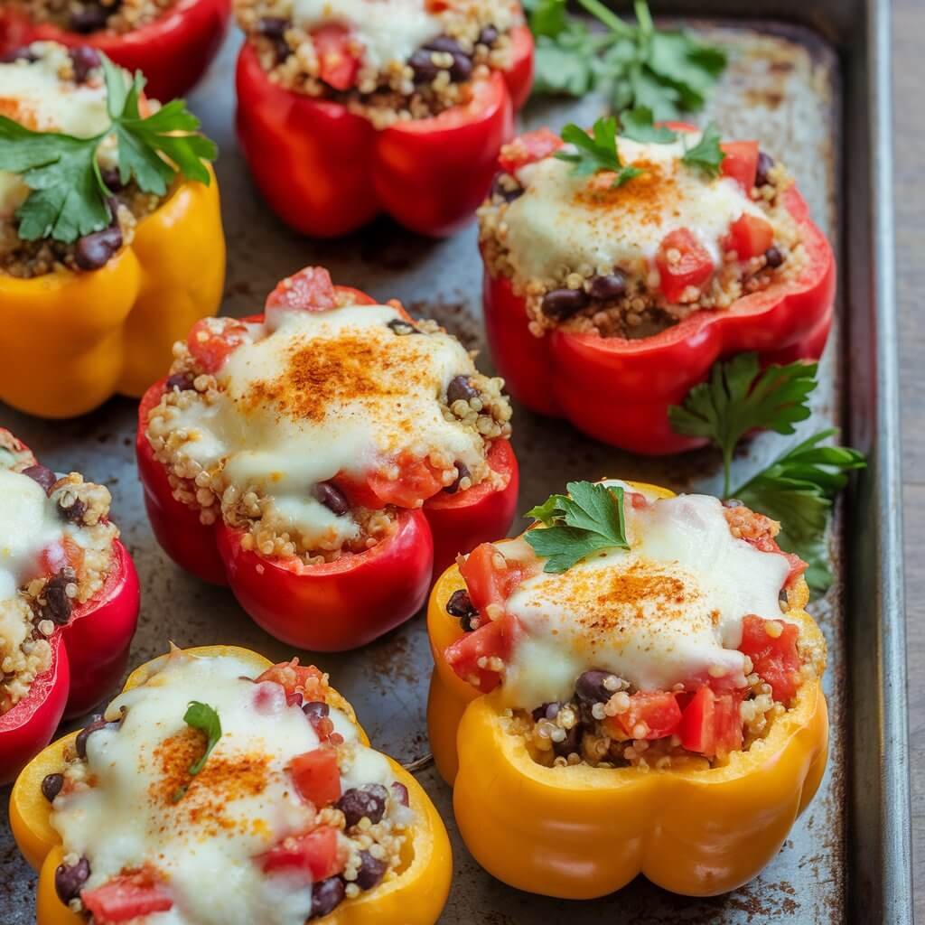 Quinoa Stuffed Bell Peppers