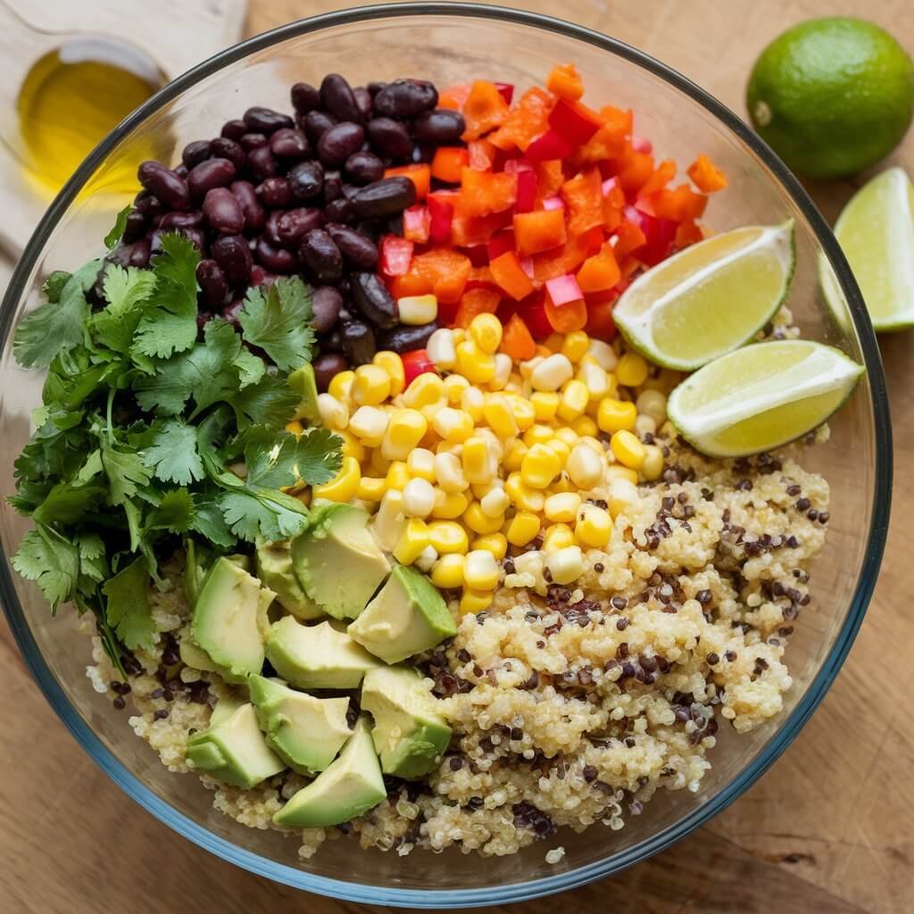 Quinoa and Black Bean Salad