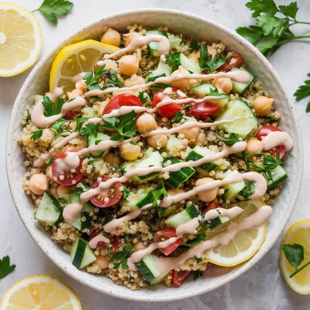 Quinoa and Chickpea Salad