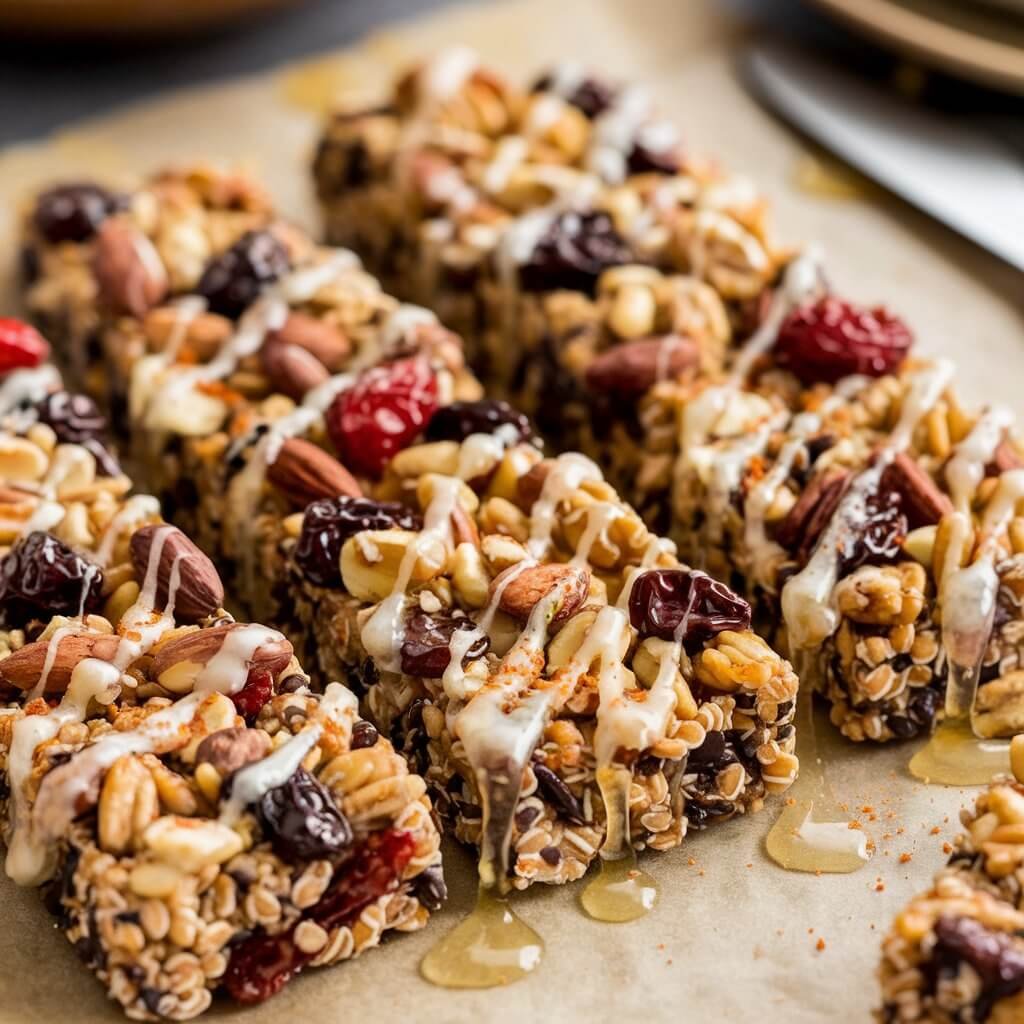 Sweet and Spicy Quinoa Snack Bars