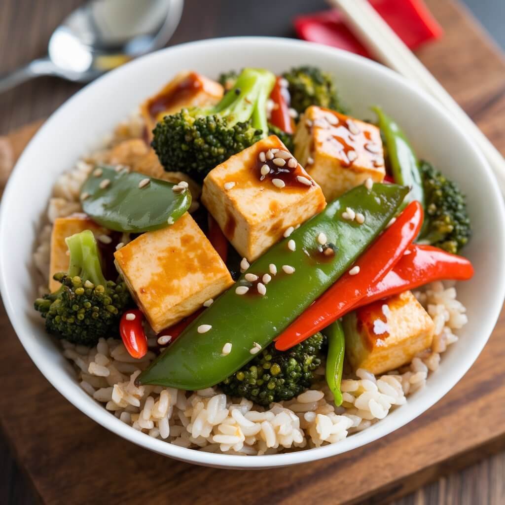Tofu and Veggie Stir-Fry