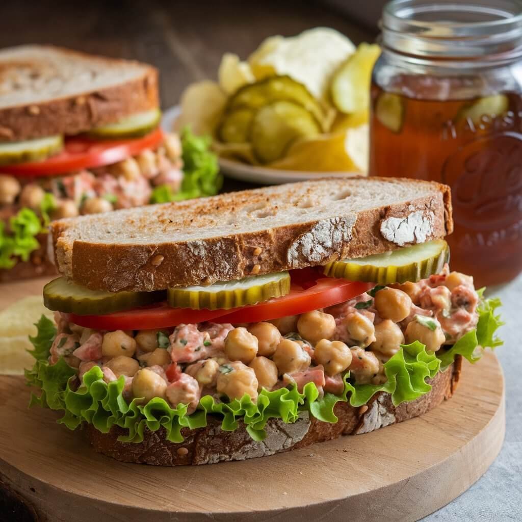 Vegan Chickpea Salad Sandwich
