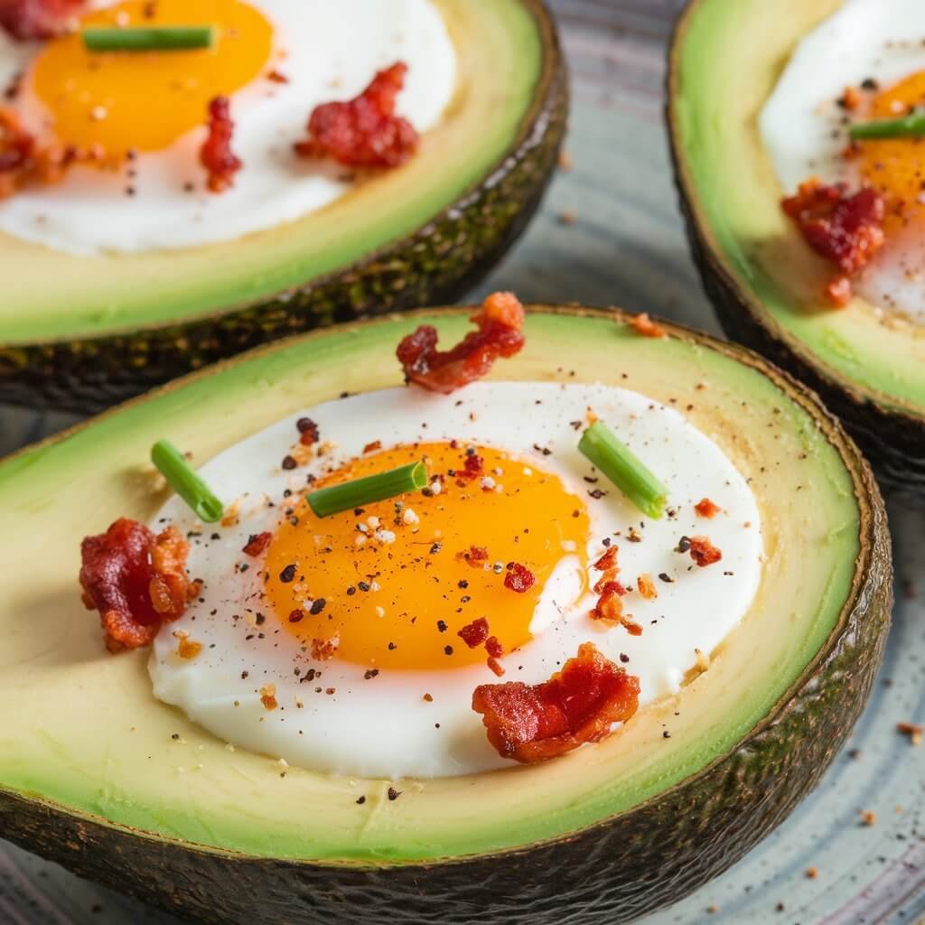 Avocado and Egg Boats