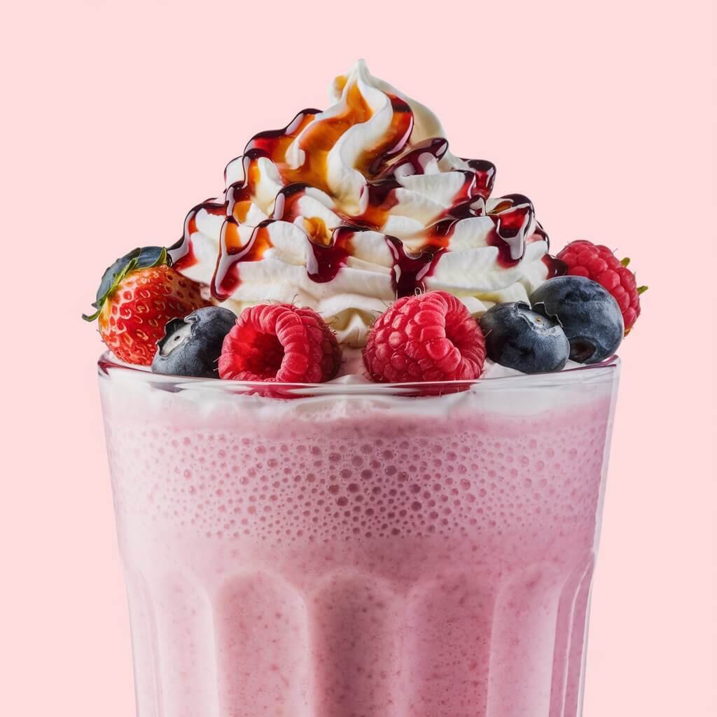 Berry Almond Milk Shake