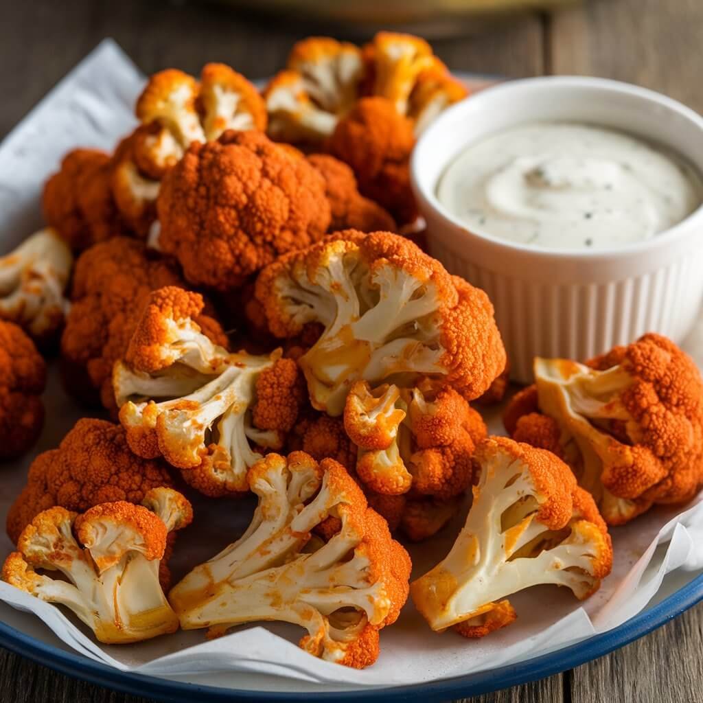 Buffalo Cauliflower Bites