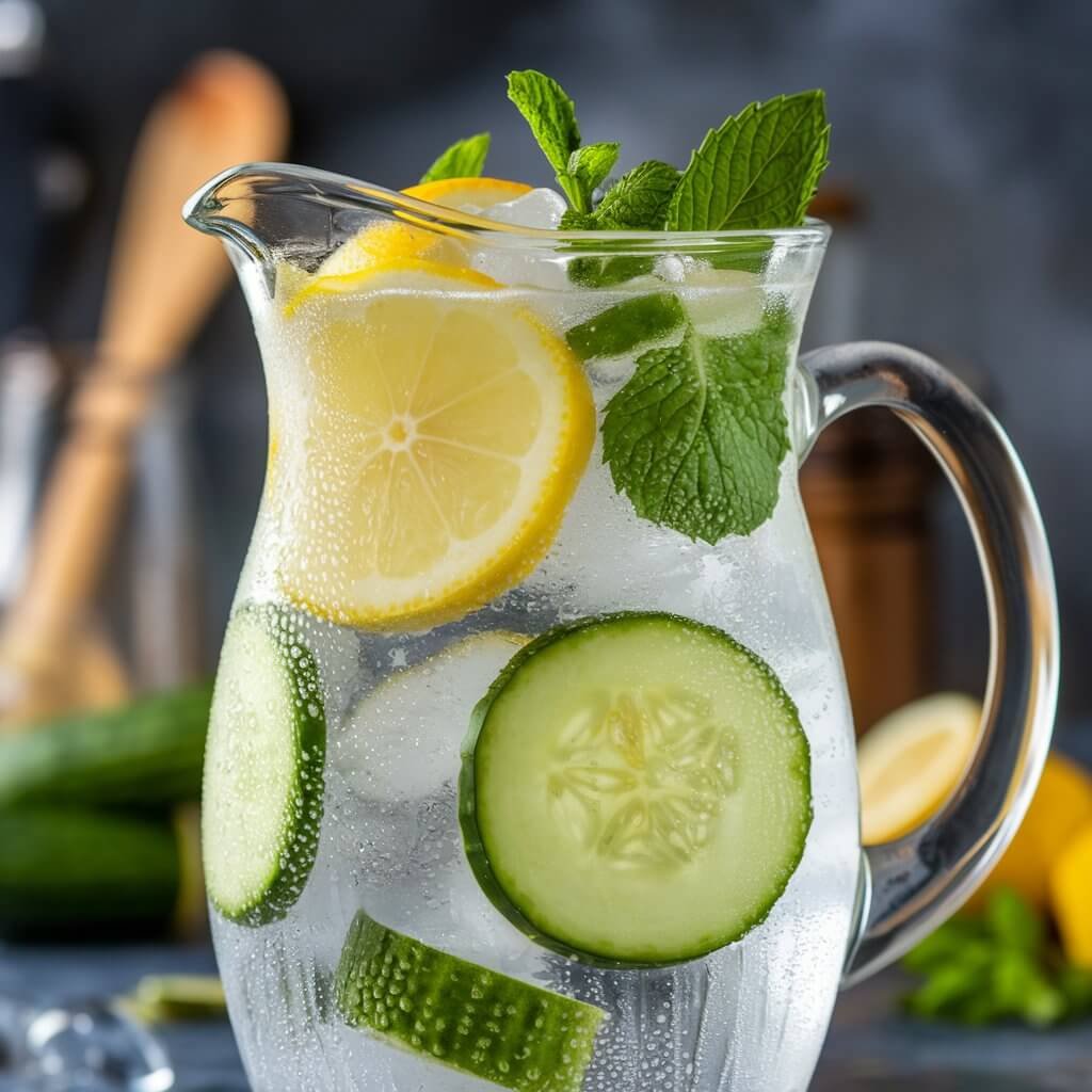 Cucumber Mint Detox Water