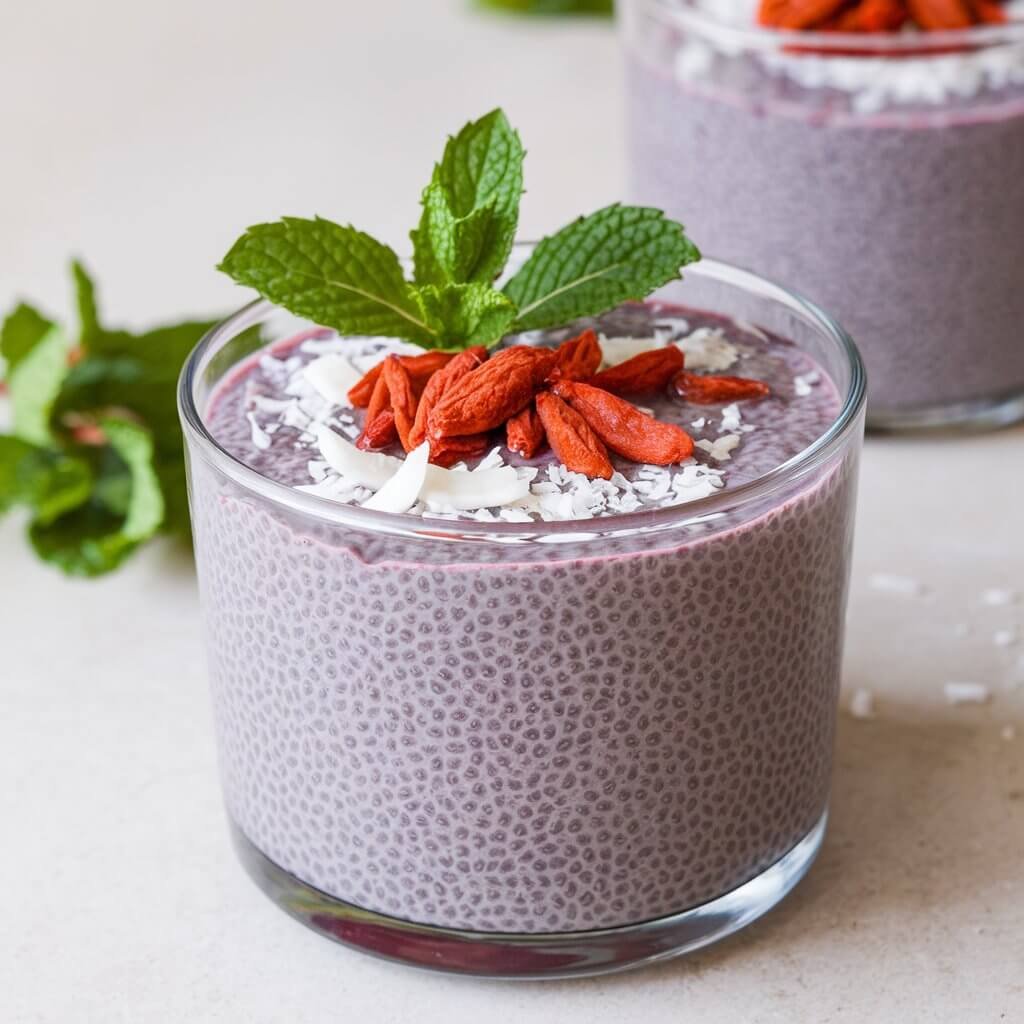 Goji Berry and Chia Seed Pudding