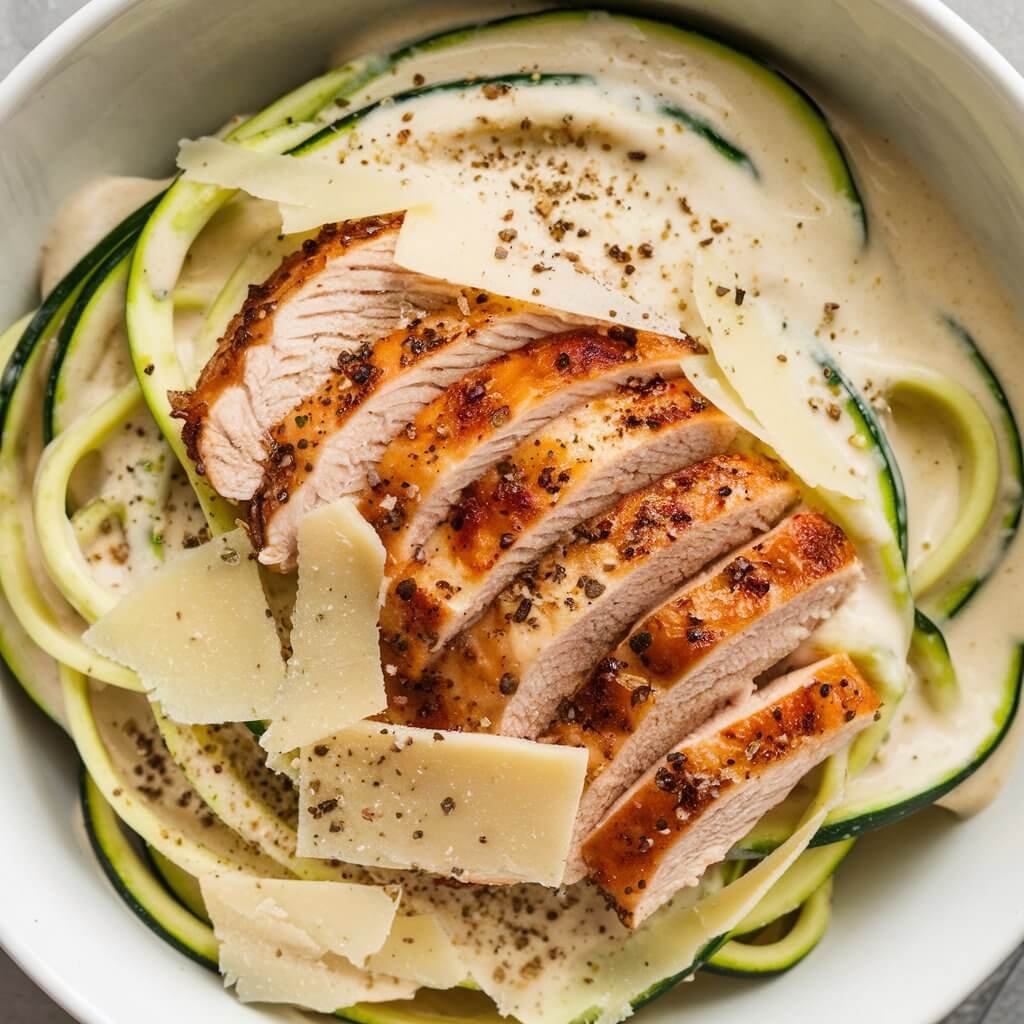 Keto Chicken Alfredo