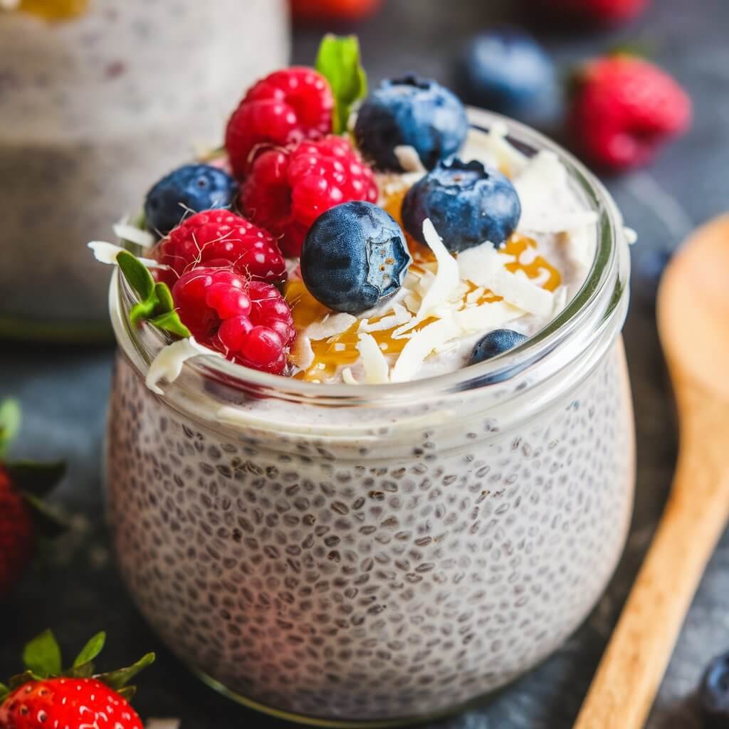 Chia Seed Pudding with Coconut Milk
